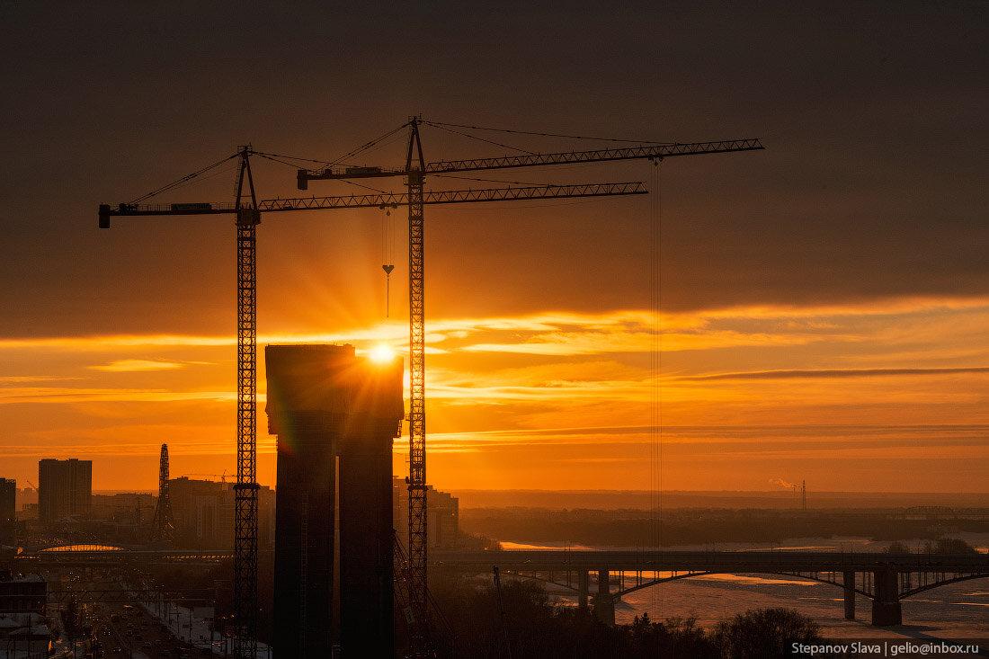 Фото Новосибирский фотограф Слава Степанов снял стройку четвёртого моста через Обь 10